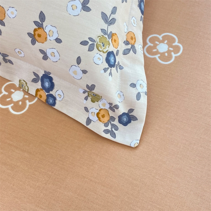 91家纺网 家纺一手货源 找家纺 多品家纺 2023新款12868全棉双针单枕套 粉墨年华