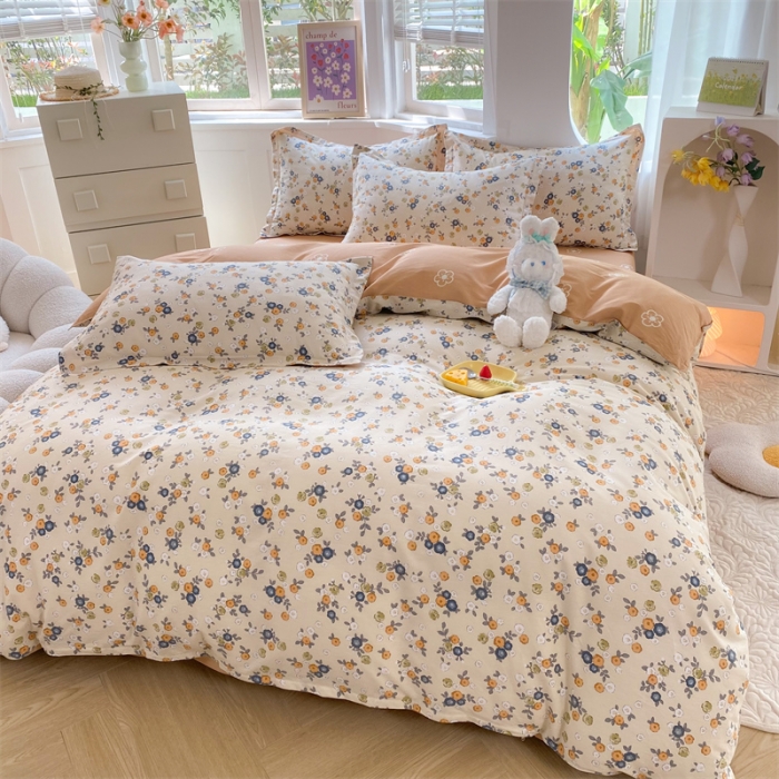 91家纺网 家纺一手货源 找家纺 多品家纺 2023新款12868全棉双针单枕套 粉墨年华