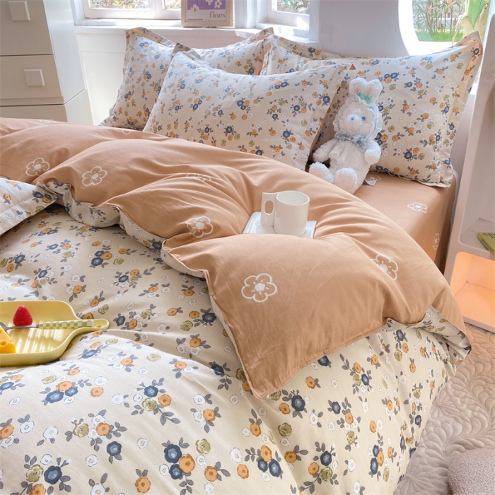 91家纺网 家纺一手货源 找家纺 多品家纺 2023新款12868全棉双针单枕套 粉墨年华