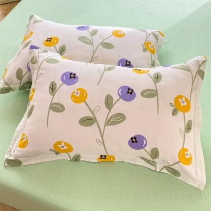 多品家纺 2023新款12868全棉双针单枕套 甜心果