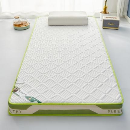 舒雅床垫 2023新款六边形针织乳胶立体床垫-学生款 时空-白