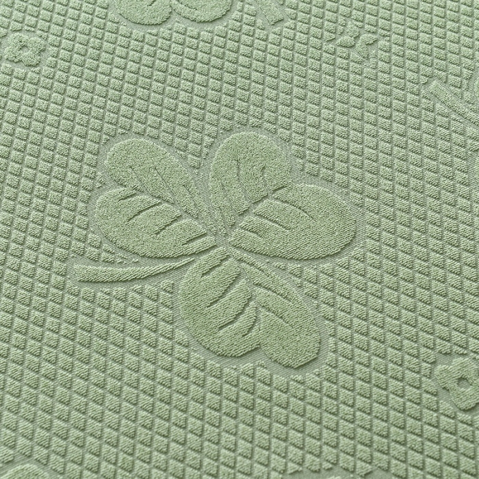 91家纺网 家纺一手货源 找家纺 千彤 2023新款裙边-三叶草沙发笠系列 沙发套罩 浅绿