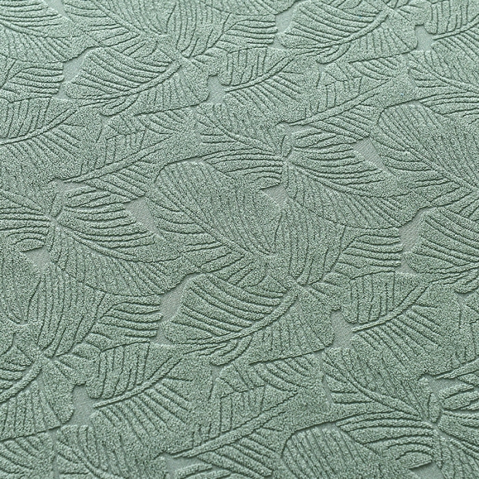 91家纺网 家纺一手货源 找家纺 千彤 2023新款 裙边-小树叶系列-沙发笠 沙发套罩 豆绿