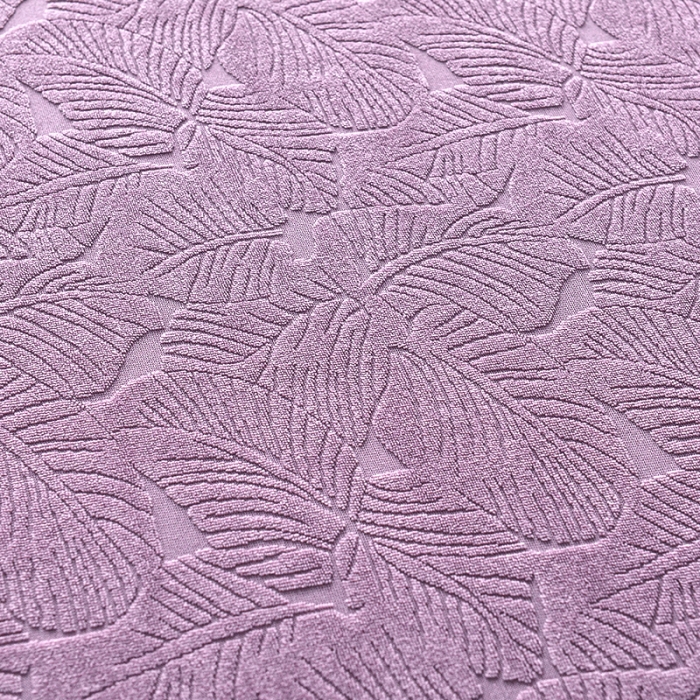 91家纺网 家纺一手货源 找家纺 千彤 2023新款 裙边-小树叶系列-沙发笠 沙发套罩 紫色