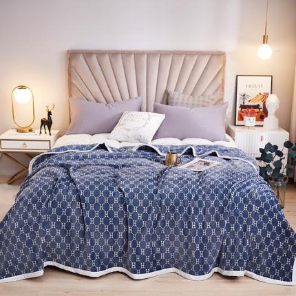 91家纺网 家纺一手货源 找家纺 （总）肖恩毯业 2025新款印花雪貂绒毛毯沙发盖毯午睡毯子