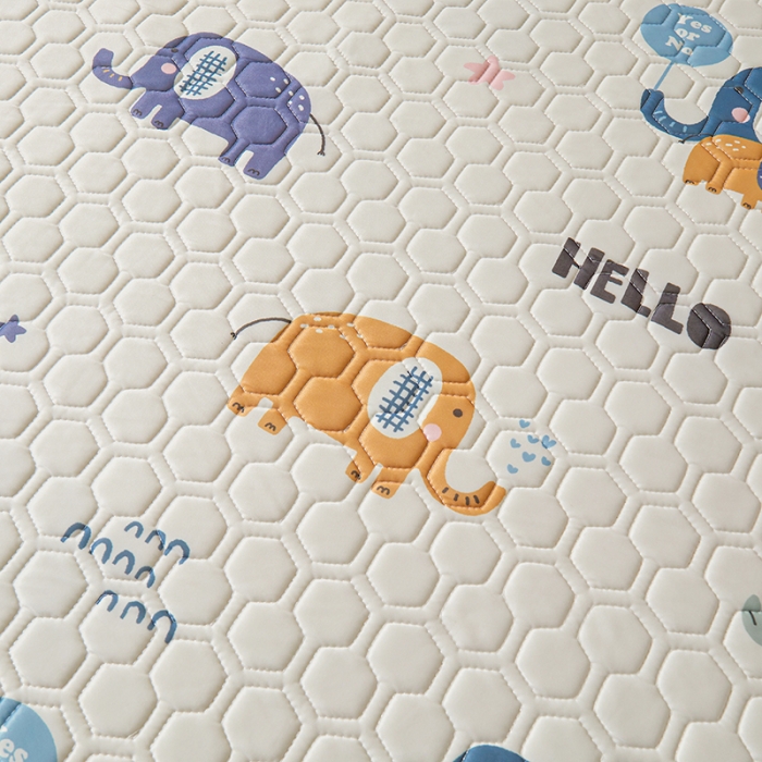 91家纺网 家纺一手货源 找家纺 小萌虎 2023新款冰丝胶质凉席-床席款 富贵象