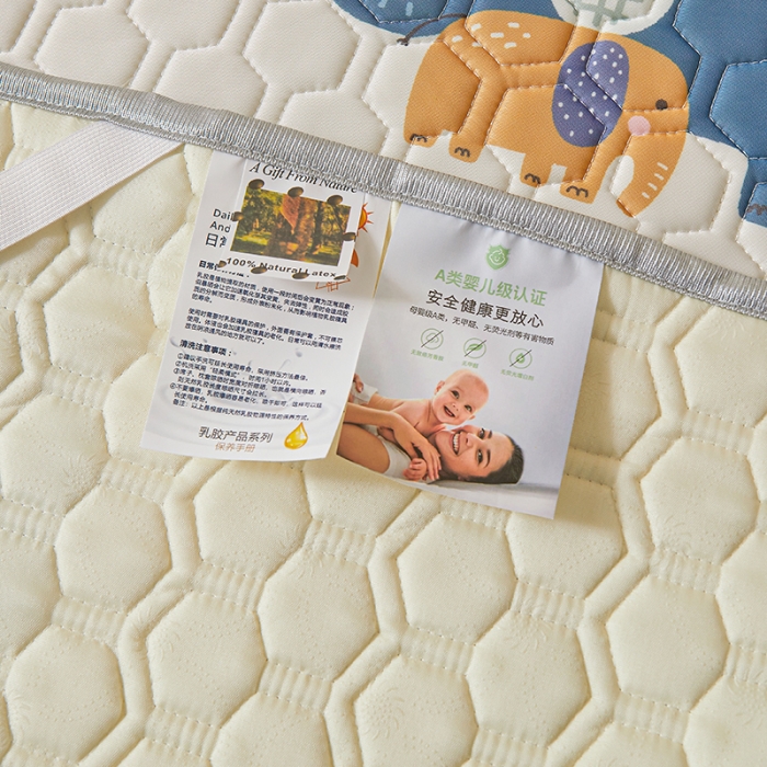 91家纺网 家纺一手货源 找家纺 小萌虎 2023新款冰丝胶质凉席-床席款 富贵象