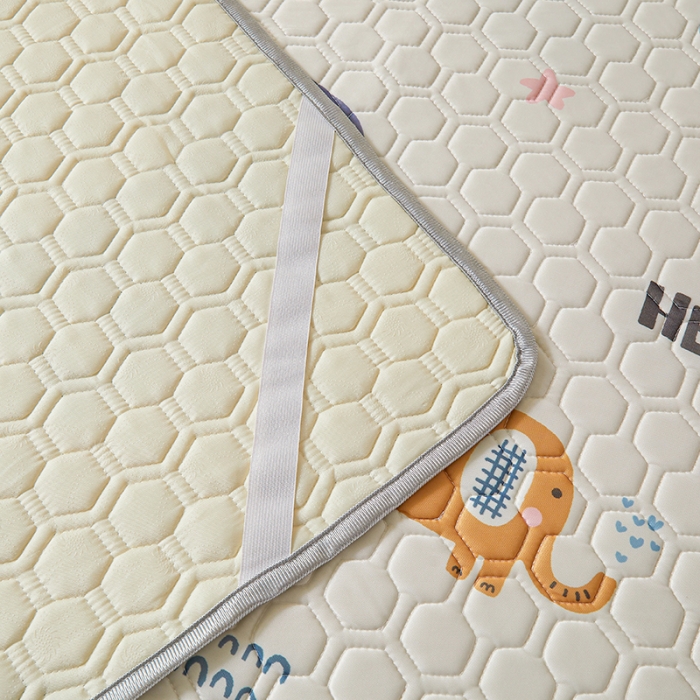 91家纺网 家纺一手货源 找家纺 小萌虎 2023新款冰丝胶质凉席-床席款 富贵象