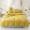 91家纺网 家纺一手货源 找家纺 雨菲家纺 水洗棉公主风刺绣蕾丝花边蝴蝶结床单款四件套 柠檬黄