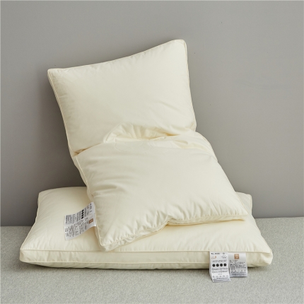 91家纺网 家纺一手货源 找家纺 （总）乐可 2023新款全棉手工蚕咝枕 枕头枕芯