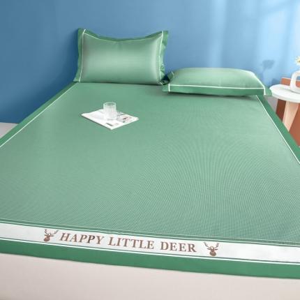 91家纺网 家纺一手货源 找家纺 （总）航途席业 2025新款小鹿系列碳光冰丝席