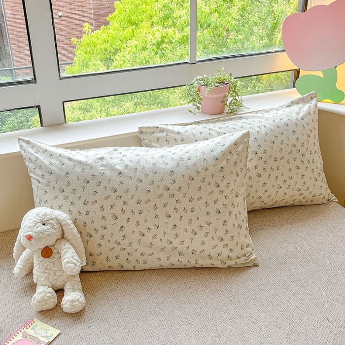 91家纺网 家纺一手货源 找家纺 柠馨 2023新款13376可爱系列全棉印花四件套 梦菲