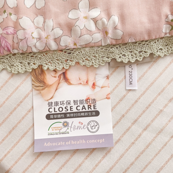 91家纺网 家纺一手货源 找家纺 千朵 2023新款全棉大豆夏被四件套 富士山下