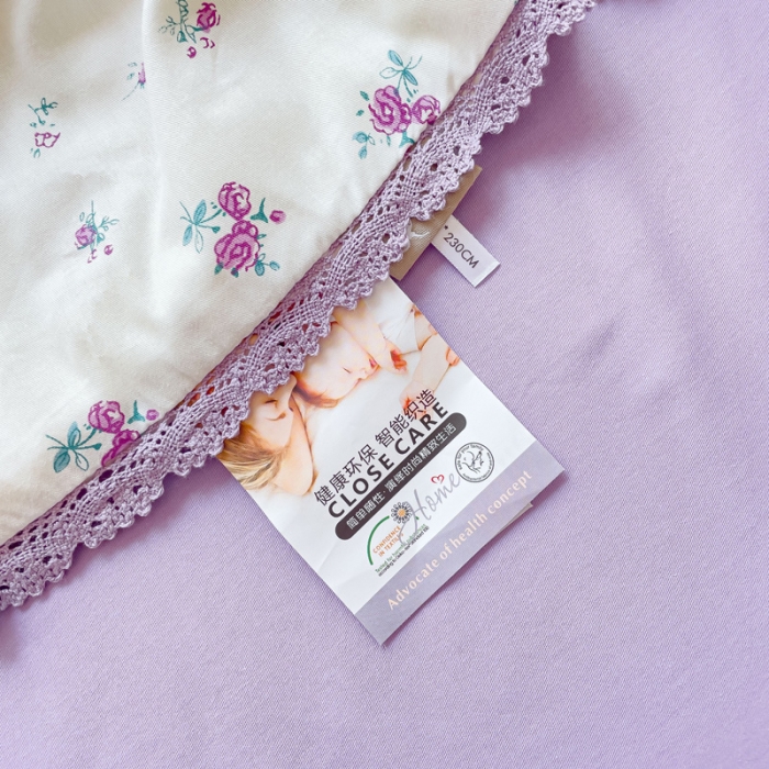 91家纺网 家纺一手货源 找家纺 千朵 2023新款全棉大豆夏被四件套 夏日恋