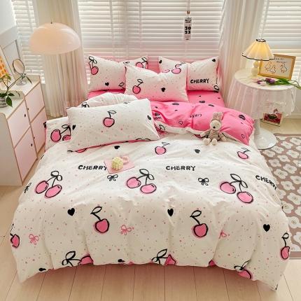 91家纺网 家纺一手货源 找家纺 （总）梦家居 2023春季新品小清新系列3-全棉单被套