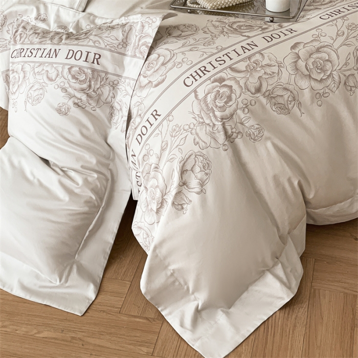 91家纺网 家纺一手货源 找家纺 蓝米卡夫2024新款A类少女心花卉数码系列四件套-花漾