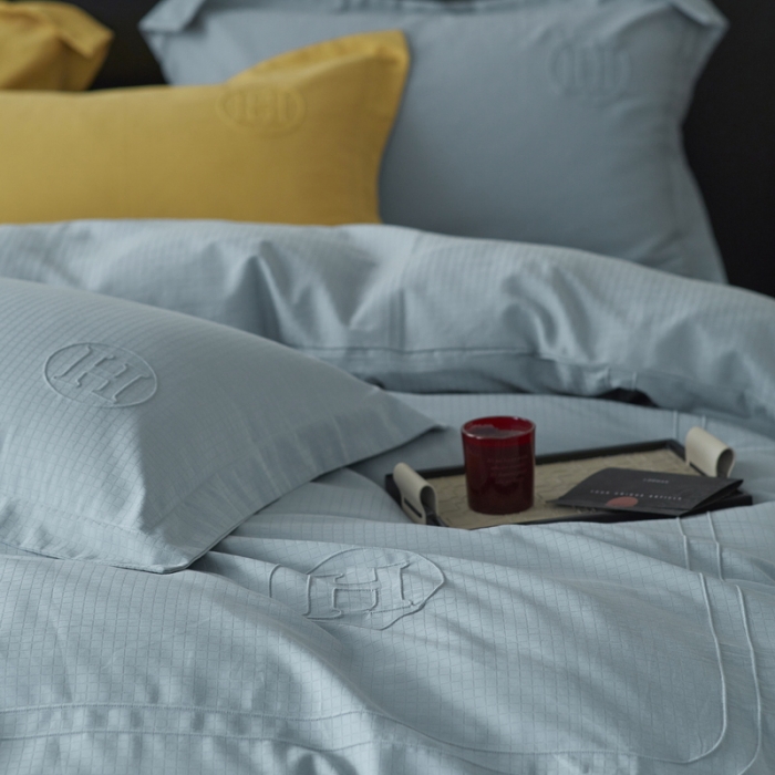 91家纺网 家纺一手货源 找家纺 艾莱家纺 2023新款A类长绒棉水洗80提花埋线工艺款四件套艾华仕雾兰