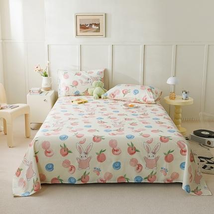 91家纺网 家纺一手货源 找家纺 （总）麦伦 2023新款 全棉小清新单品床单系列