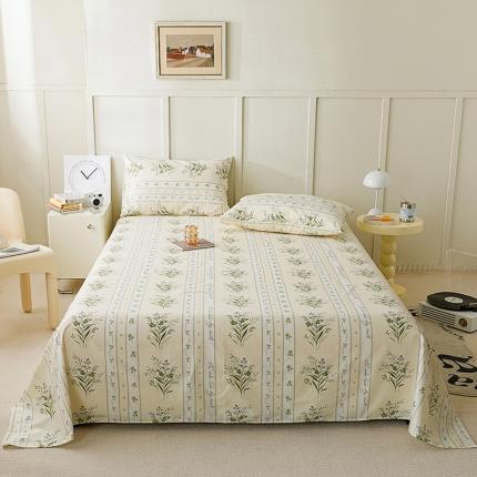 91家纺网 家纺一手货源 找家纺 （总）麦伦 2023新款 全棉小清新单品床单系列