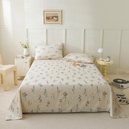 91家纺网 家纺一手货源 找家纺 （总）麦伦 2023新款 全棉小清新单品床单系列