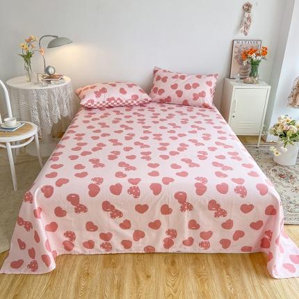 麦伦 2023新款 全棉小清新单品床单系列 心情