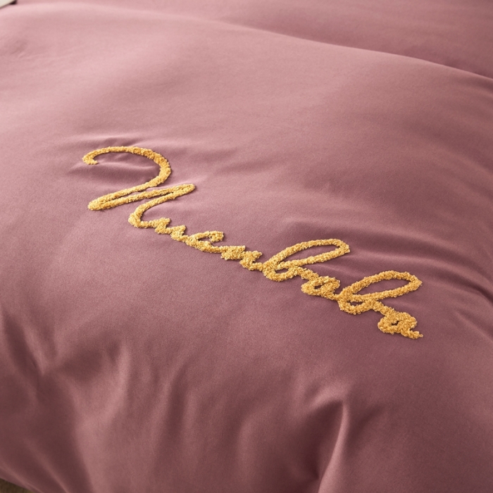 91家纺网 家纺一手货源 找家纺 啊雅 2025新款A类水洗棉贝壳边毛巾绣四件套 时尚酱