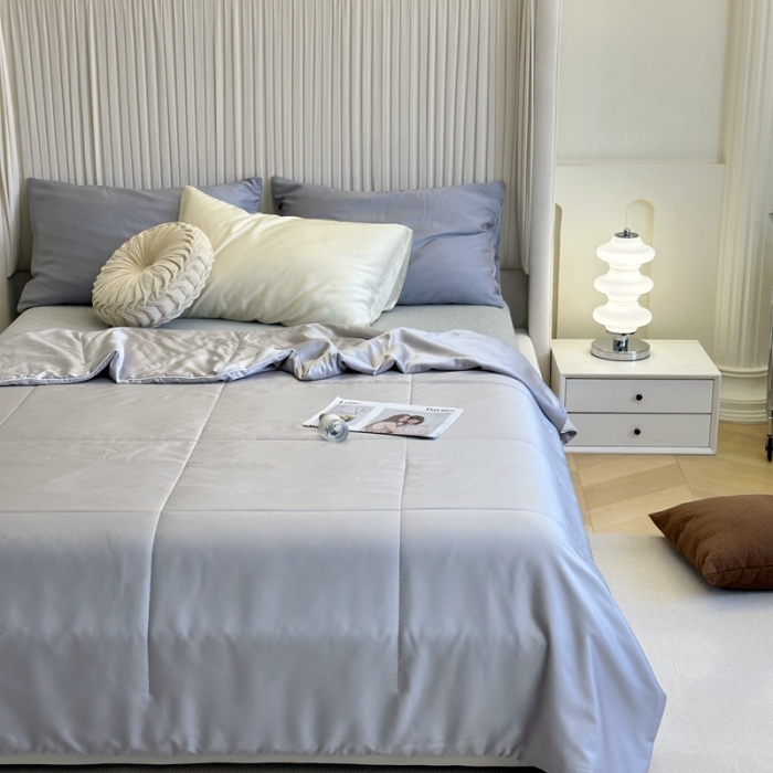 91家纺网 家纺一手货源 找家纺 （总）安莱生活 2023新款天丝夏被香格里拉极简系列夏被