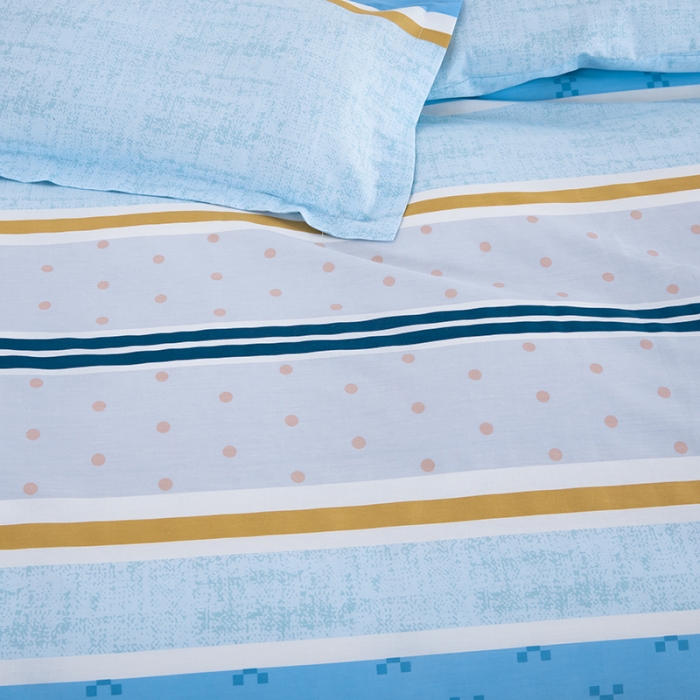 91家纺网 家纺一手货源 找家纺 雨萝家纺 2022新款纯棉四件套全棉学生宿舍三件套 一往情深