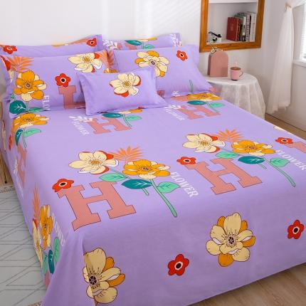 91家纺网 家纺一手货源 找家纺 雨萝家纺 2022新款纯棉枕套全棉枕皮 快乐心情