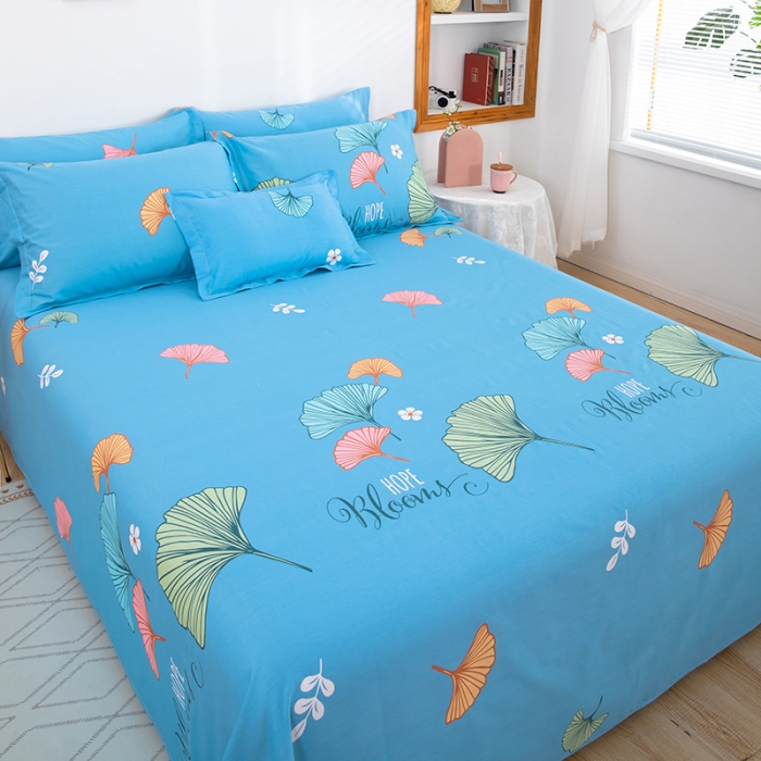 91家纺网 家纺一手货源 找家纺 雨萝家纺 2022新款纯棉枕套全棉枕皮 绿叶情深