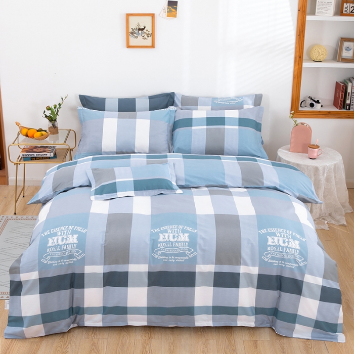 91家纺网 家纺一手货源 找家纺 2023新款12868全棉学生宿舍三件套卡通纯棉四件套 名流格韵