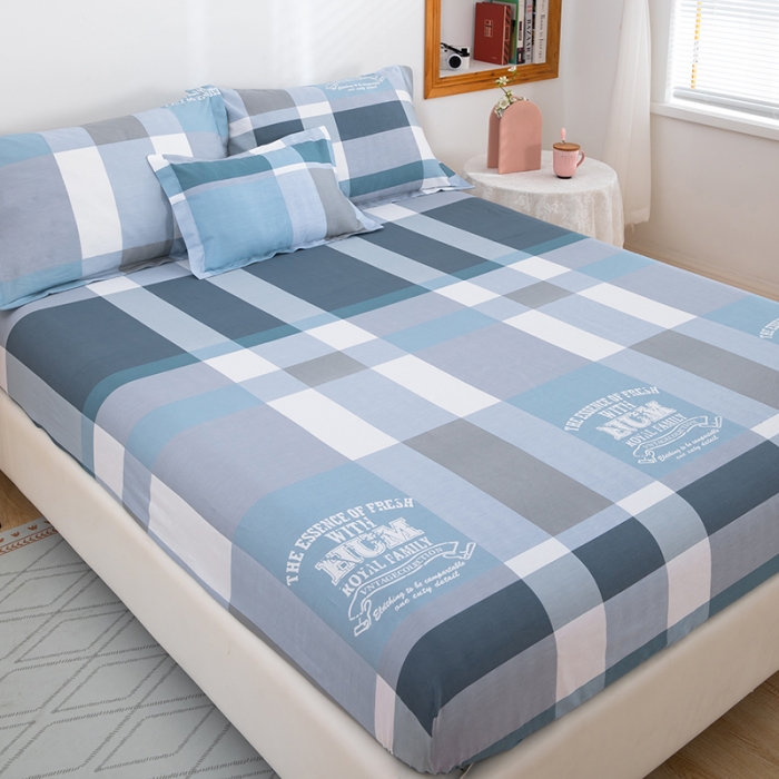 91家纺网 家纺一手货源 找家纺 2023新款12868全棉学生宿舍三件套卡通纯棉四件套 名流格韵