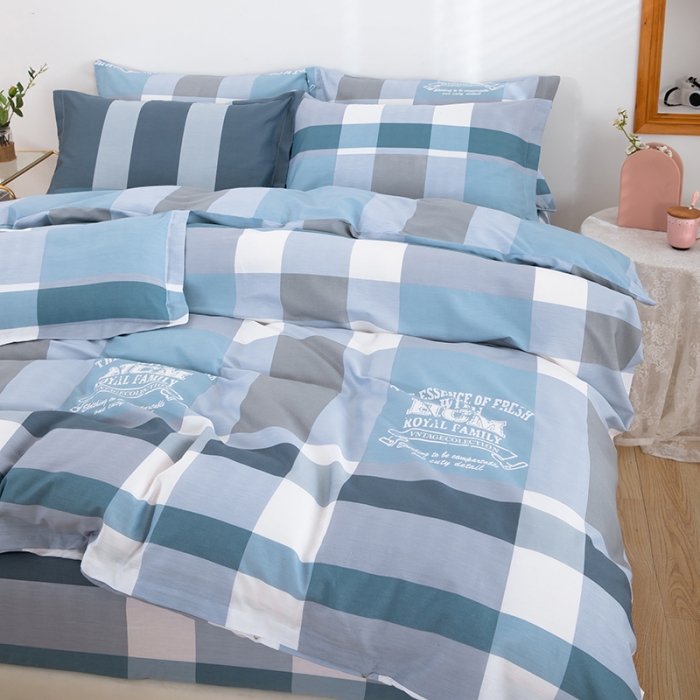 91家纺网 家纺一手货源 找家纺 2023新款12868全棉学生宿舍三件套卡通纯棉四件套 名流格韵