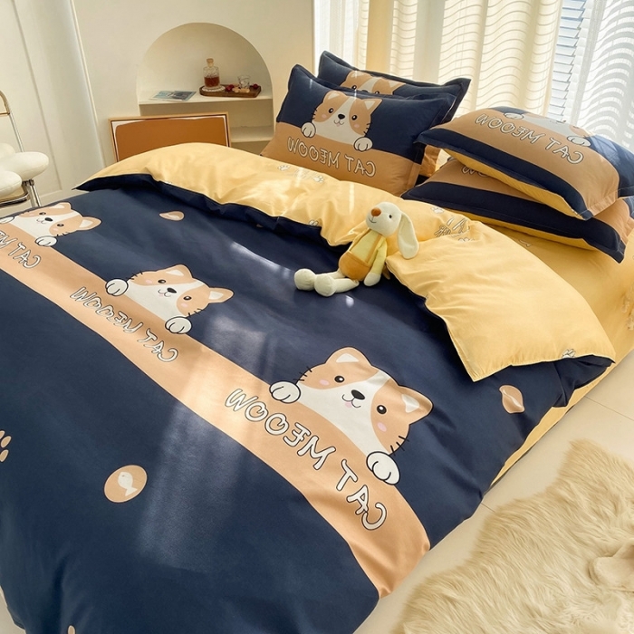 91家纺网 家纺一手货源 找家纺 （总）小雨家纺 2026新款芦荟棉三件套