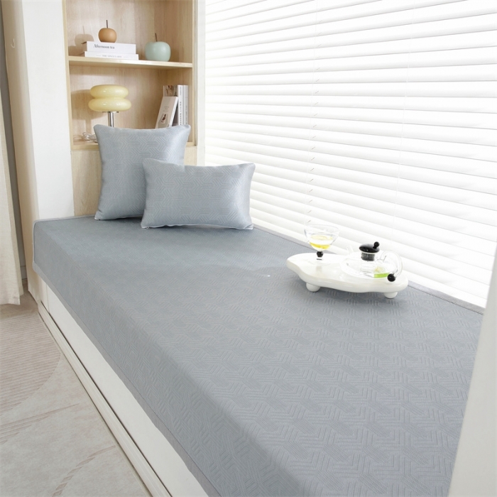 91家纺网 家纺一手货源 找家纺 （总）共鸣 2023新款冰丝冰藤宽包边飘窗垫