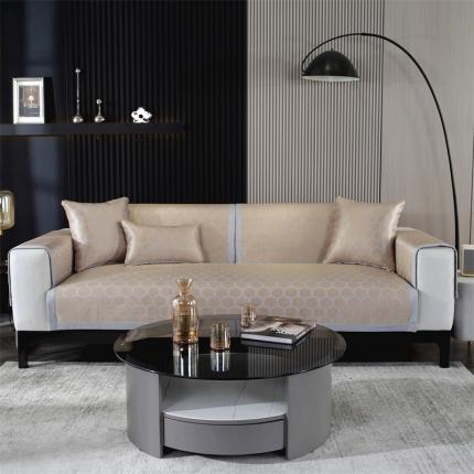 91家纺网 家纺一手货源 找家纺 （总）共鸣 2023新款宽包边冰丝冰藤沙发垫