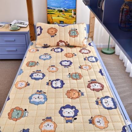 91家纺网 家纺一手货源 找家纺 美真2023新款加厚可水洗凉席 动物世界