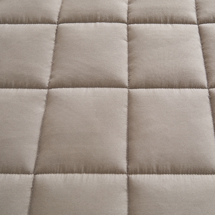 91家纺网 家纺一手货源 找家纺 亿丁点 2023新款七区调节活性印染磨毛纤维绗缝学生软床垫 灰色