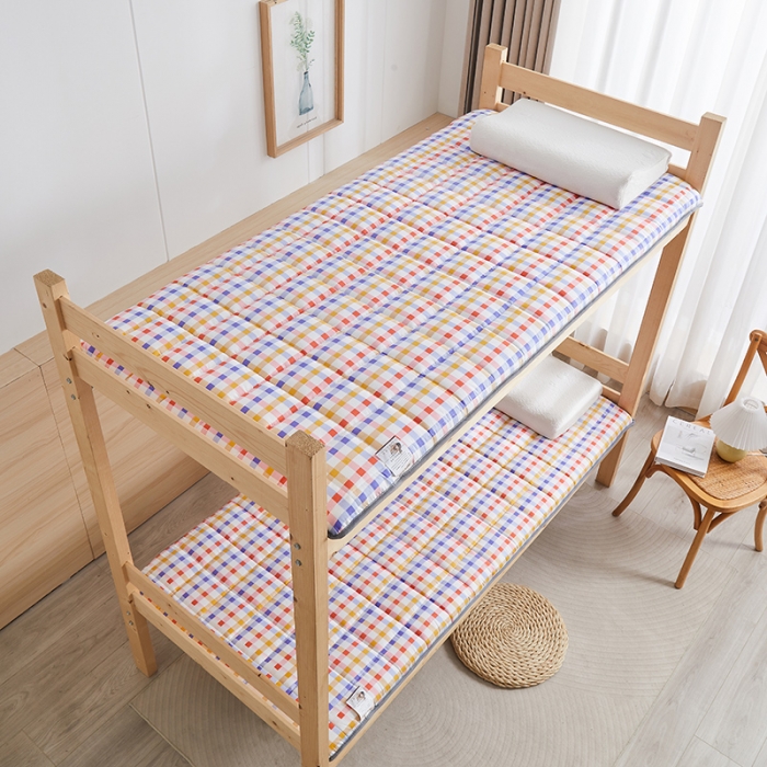 91家纺网 家纺一手货源 找家纺 亿丁点 2023新款七区调节活性印染磨毛纤维绗缝学生软床垫 乐风