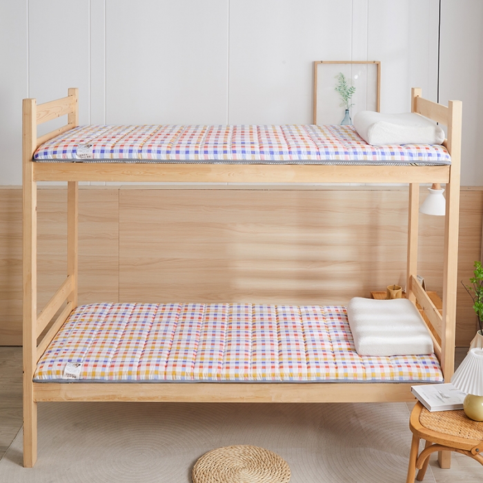 91家纺网 家纺一手货源 找家纺 亿丁点 2023新款七区调节活性印染磨毛纤维绗缝学生软床垫 乐风