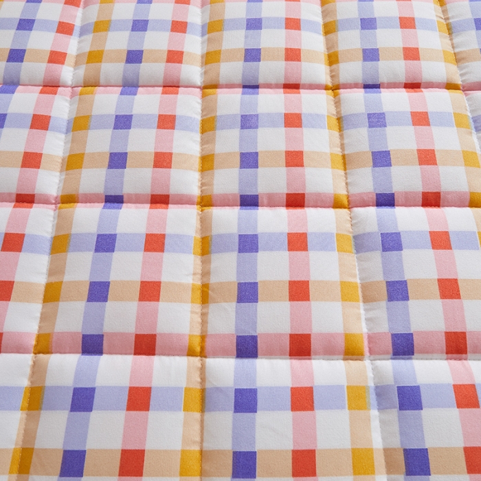 91家纺网 家纺一手货源 找家纺 亿丁点 2023新款七区调节活性印染磨毛纤维绗缝学生软床垫 乐风