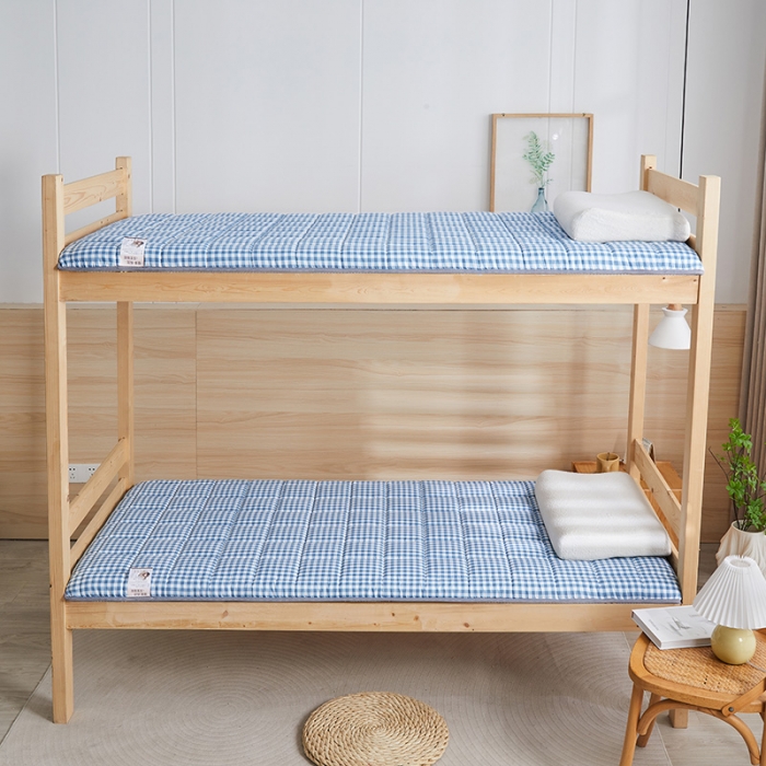 91家纺网 家纺一手货源 找家纺 亿丁点 2023新款七区调节活性印染磨毛纤维绗缝学生软床垫 优格-兰