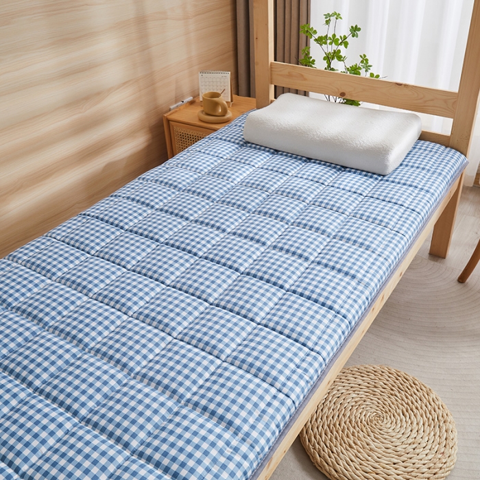 91家纺网 家纺一手货源 找家纺 亿丁点 2023新款七区调节活性印染磨毛纤维绗缝学生软床垫 优格-兰