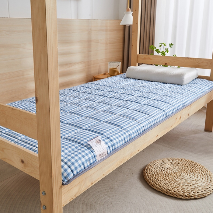 91家纺网 家纺一手货源 找家纺 亿丁点 2023新款七区调节活性印染磨毛纤维绗缝学生软床垫 优格-兰