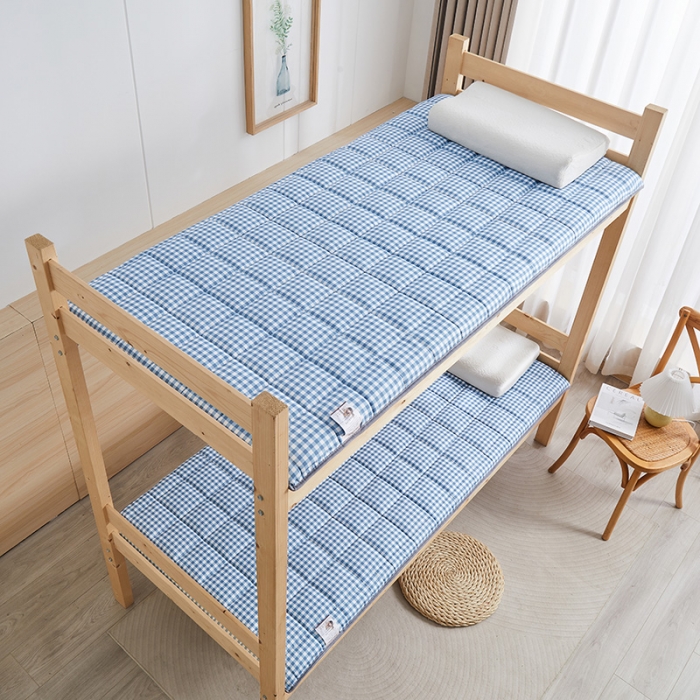 91家纺网 家纺一手货源 找家纺 亿丁点 2023新款七区调节活性印染磨毛纤维绗缝学生软床垫 优格-兰