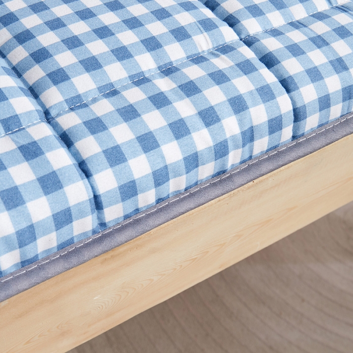 91家纺网 家纺一手货源 找家纺 亿丁点 2023新款七区调节活性印染磨毛纤维绗缝学生软床垫 优格-兰