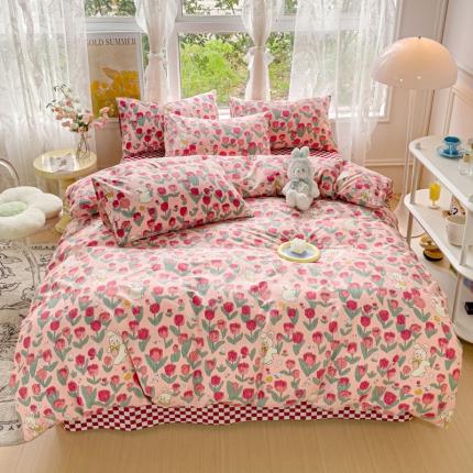 91家纺网 家纺一手货源 找家纺 （总）感遇家纺 2023新款全棉印花四件套