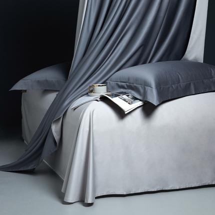 91家纺网 家纺一手货源 找家纺 （总）莱阁亿 2023新款高支高密新疆长绒棉纯色双拼单品床单