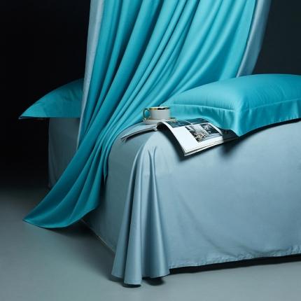 91家纺网 家纺一手货源 找家纺 （总）莱阁亿 2023新款高支高密新疆长绒棉纯色双拼单品床单