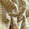 91家纺网 家纺一手货源 找家纺 北欧良品 2023新款A类AB版双面色织水洗棉单被套 紫黄小格+姜黄色